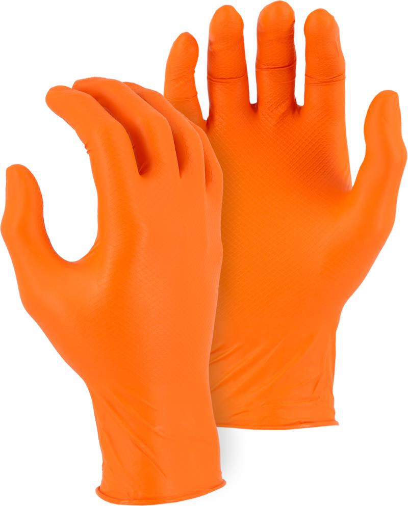 Nitrilové vyšetřovací bezpudrové rukavice VIVID SOFT Oranžové